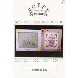 Cross Stitch Chart / Pattern ~ Poppy Kreations - Crisis & Joy